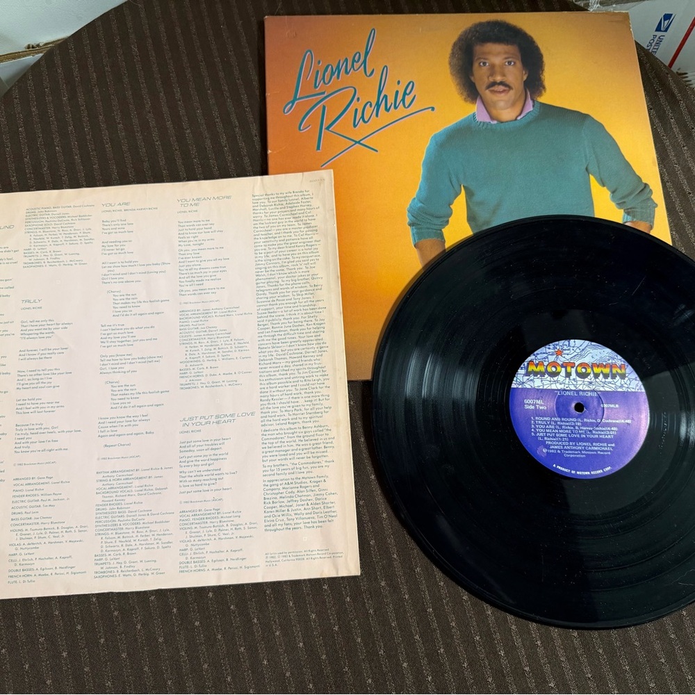 Vintage Lionel Richie Record